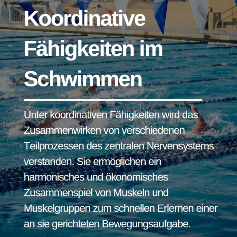 Read more about the article Koordinative Fähigkeiten im Schwimmen