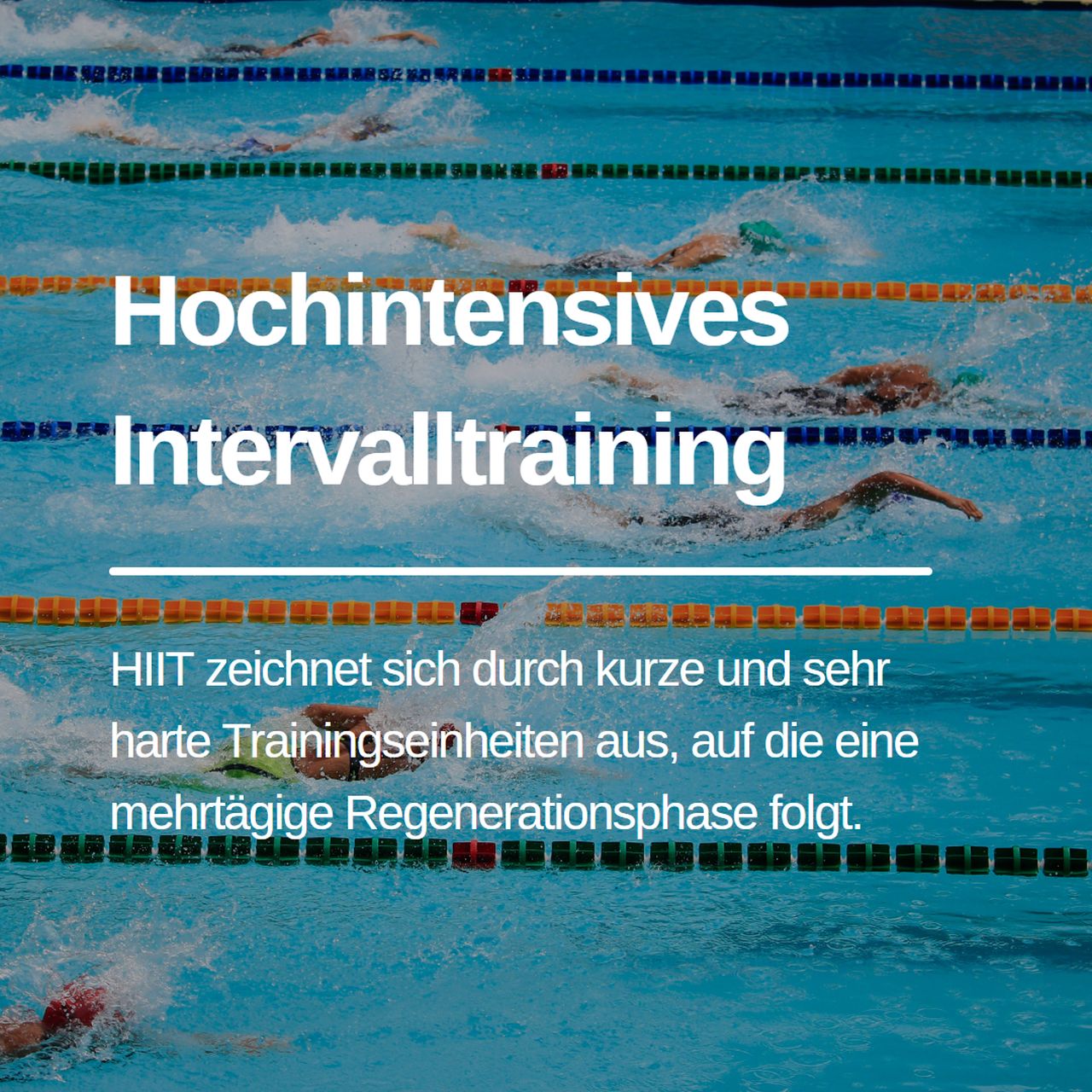Read more about the article HIIT im Schwimmen