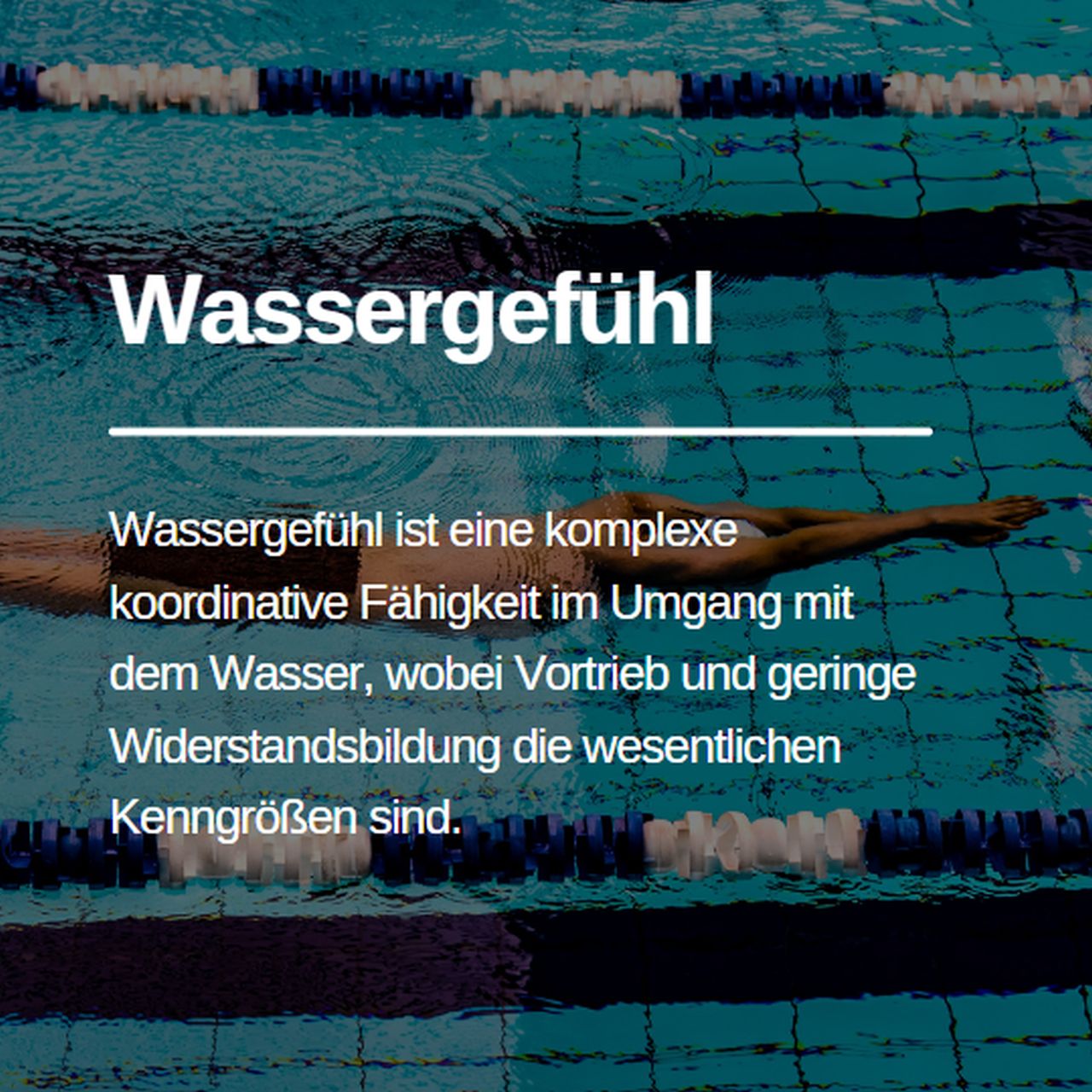Read more about the article Wassergefühl