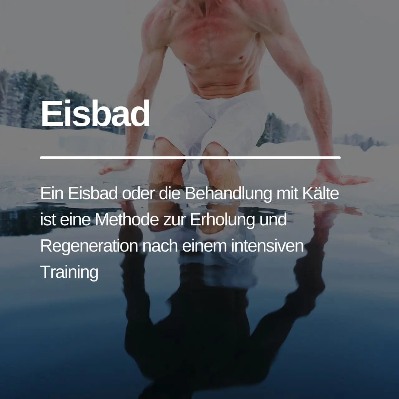 Read more about the article Das Eisbad