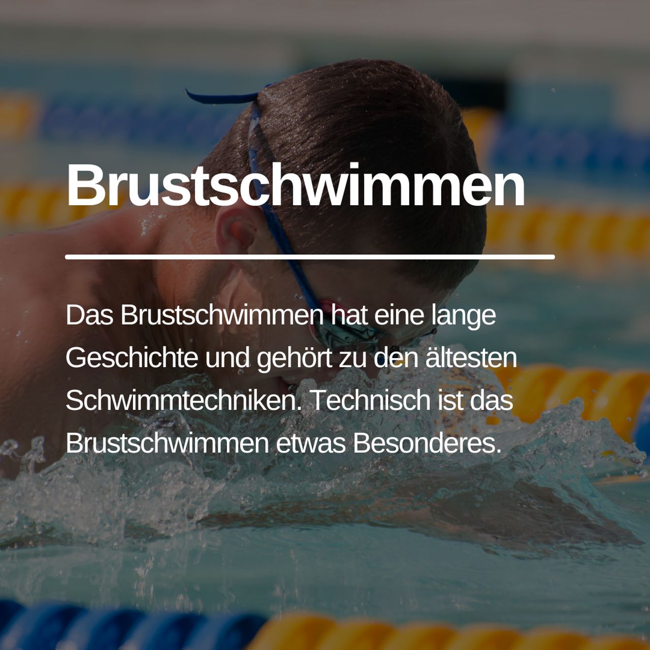Read more about the article Das Brustschwimmen