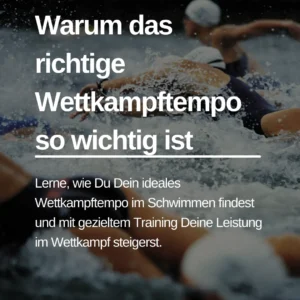 Mehr über den Artikel erfahren Dein perfektes Wettkampftempo im Schwimmen finden